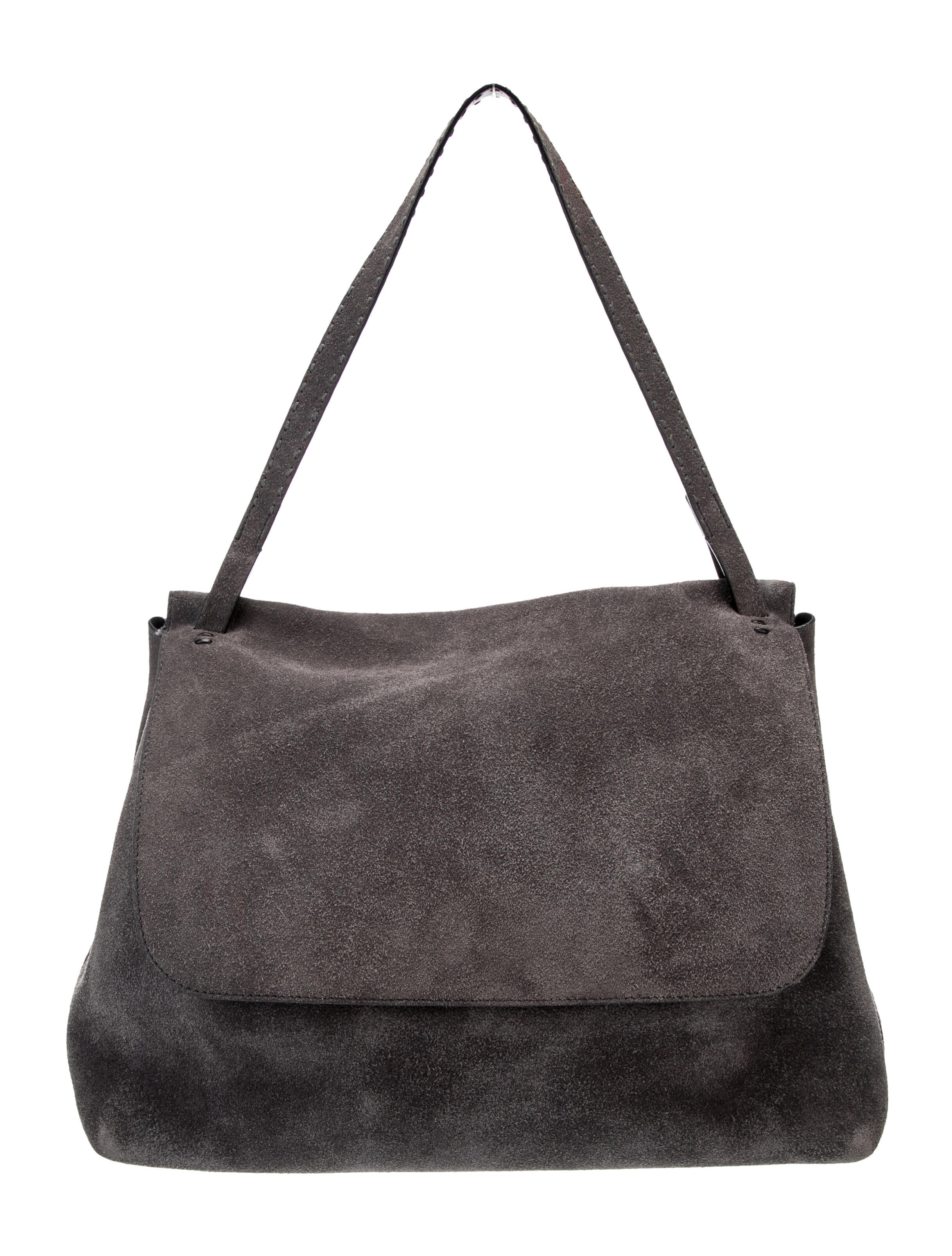 The Row Suede Sidekick Shoulder Bag